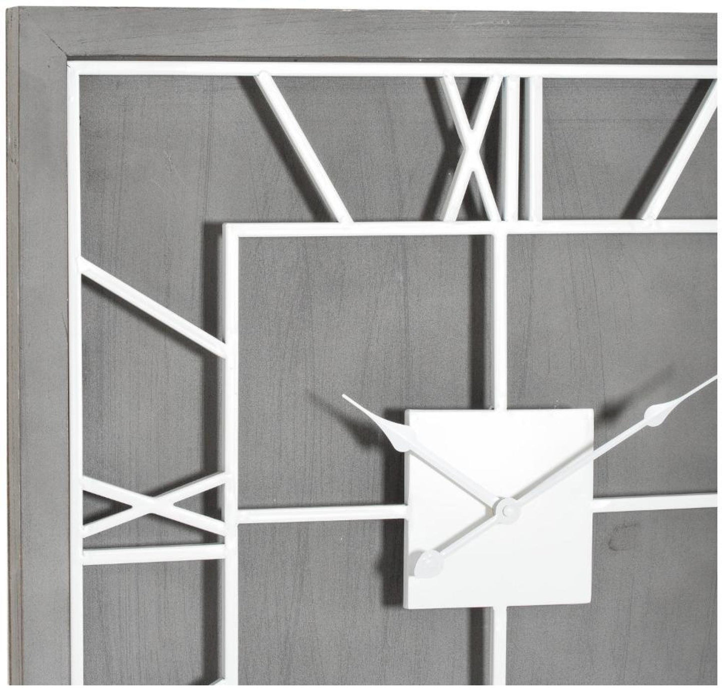 Williston Grey Square Wall Clock - 60cm x 60cm