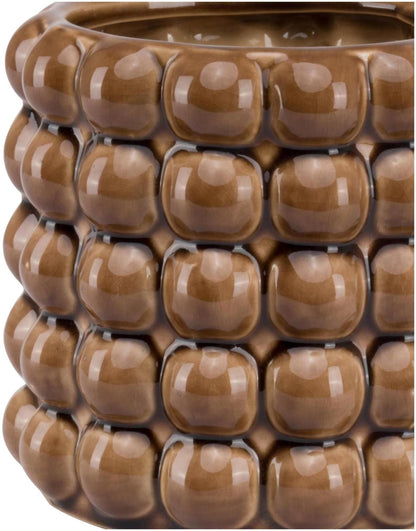 Seville Caramel Ceramic Bubble Planter