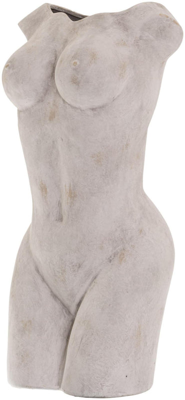 Stone Ceramic Large Female Figure Vase