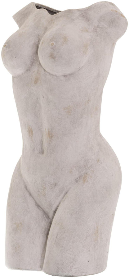 Stone Ceramic Large Female Figure Vase