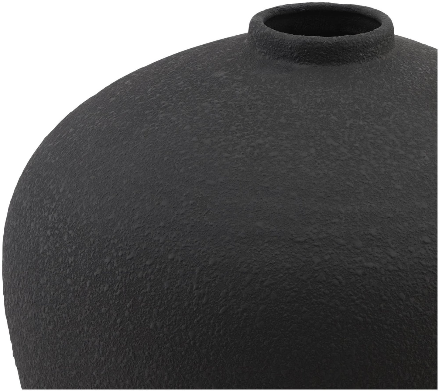 Matt Black Ceramic Astral Vase