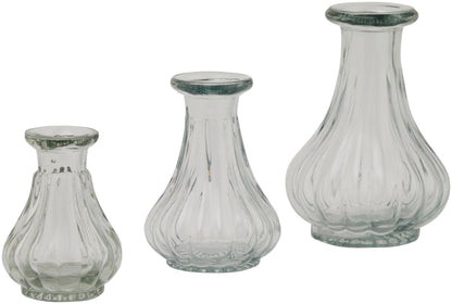 Batura Bud Clear Glass Large Vase