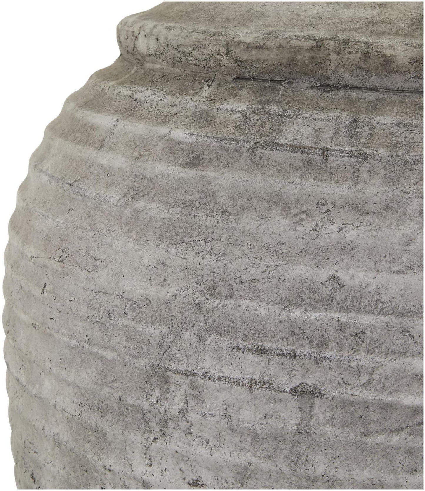 White and Grey Ceramic Stone Capri Lamp