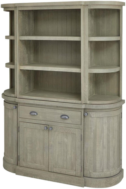 Saltaire Grey 4 Door 1 Drawer Sideboard