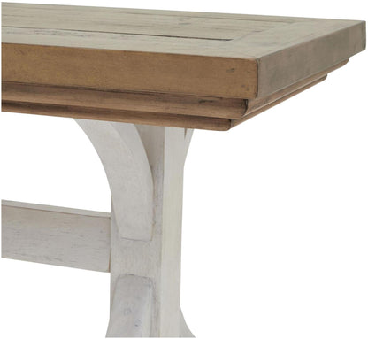 Luna White Dining Bench