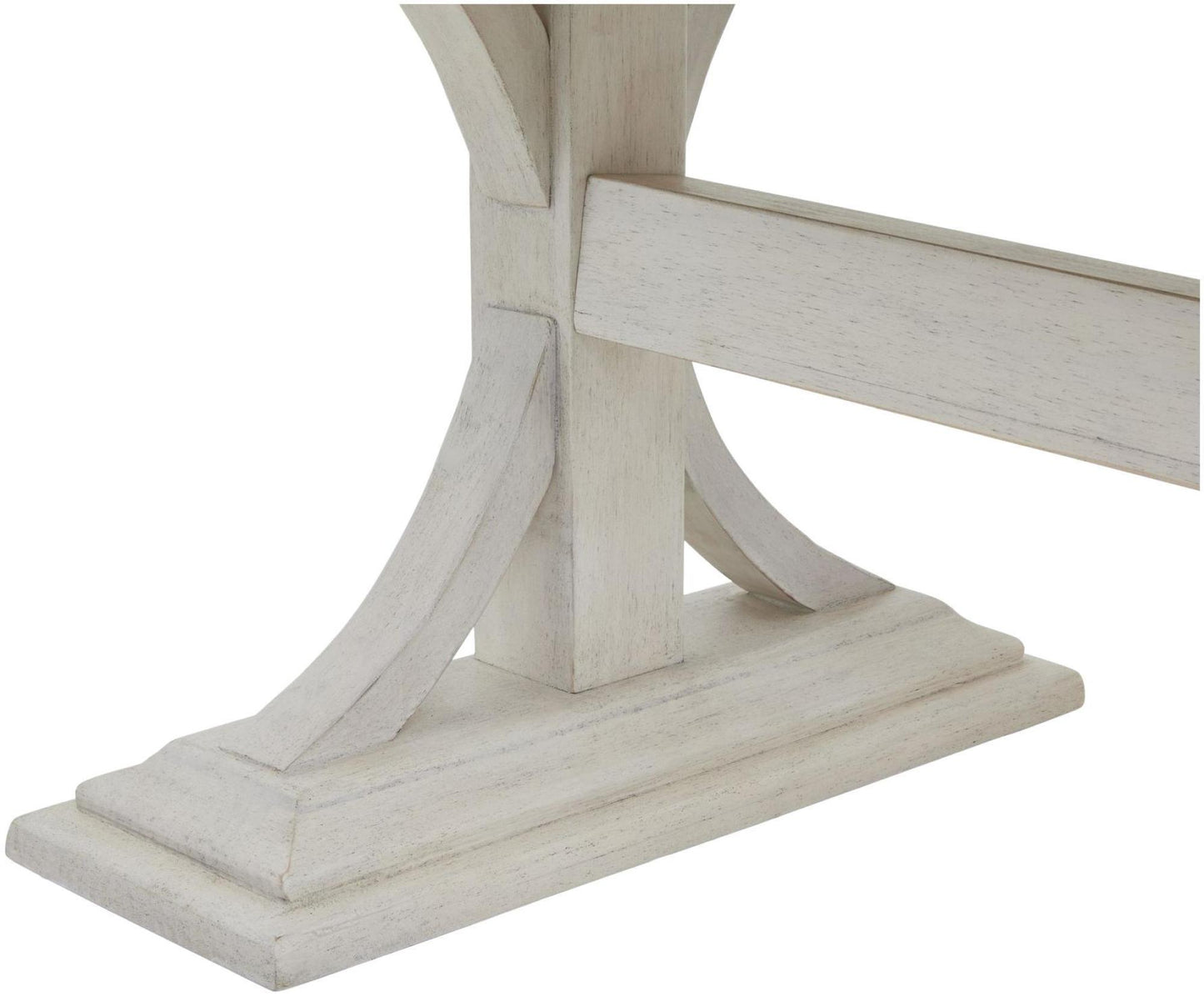 Luna White Dining Bench