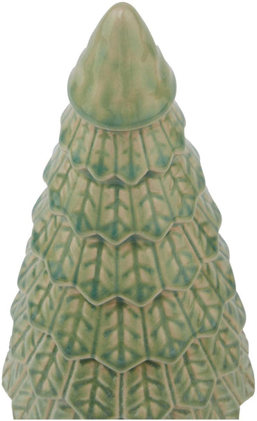 Light Green Ceramic Fir Tree with Base