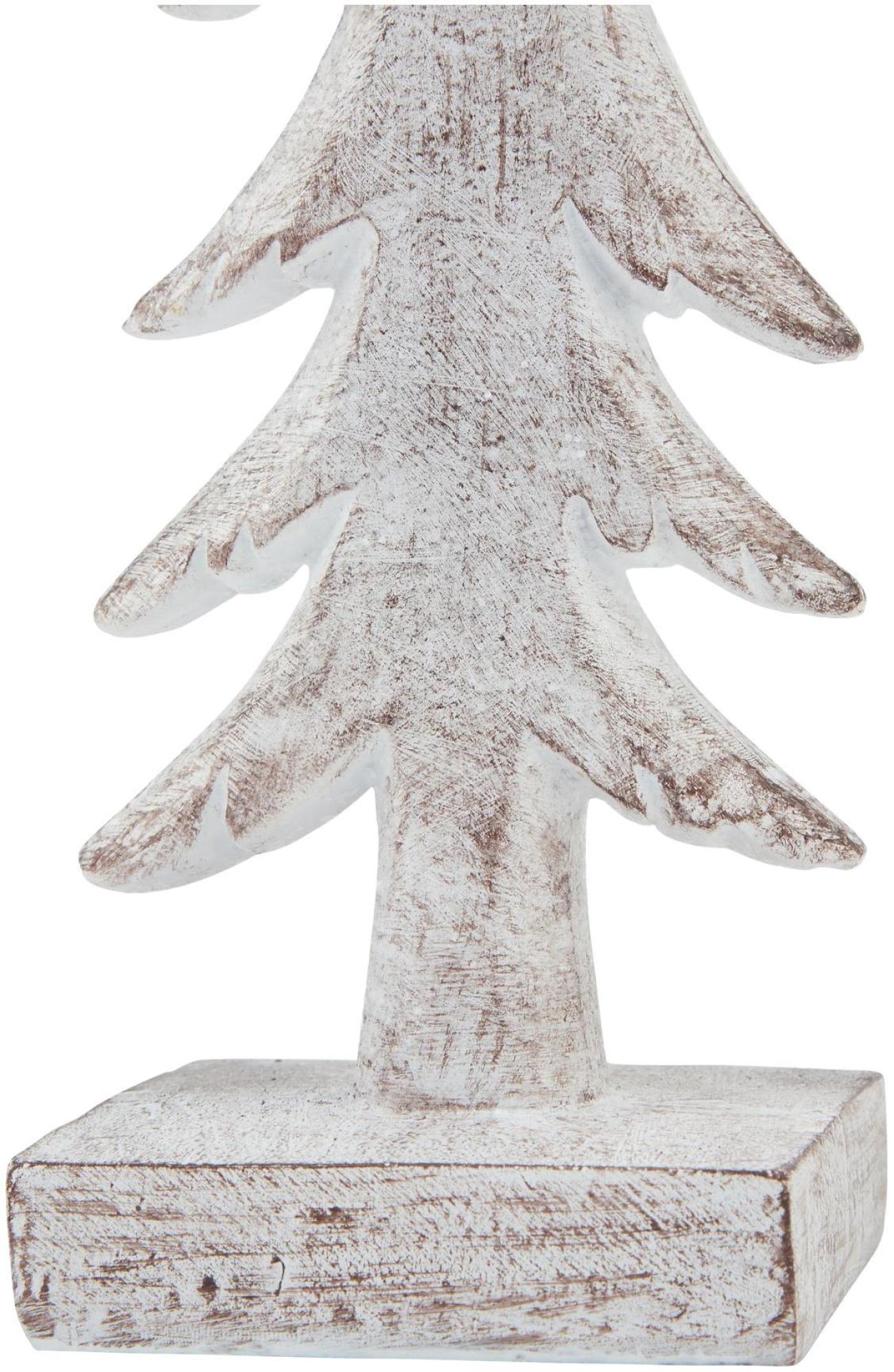 Resin Medium Snowy Forest Tree Sculpture