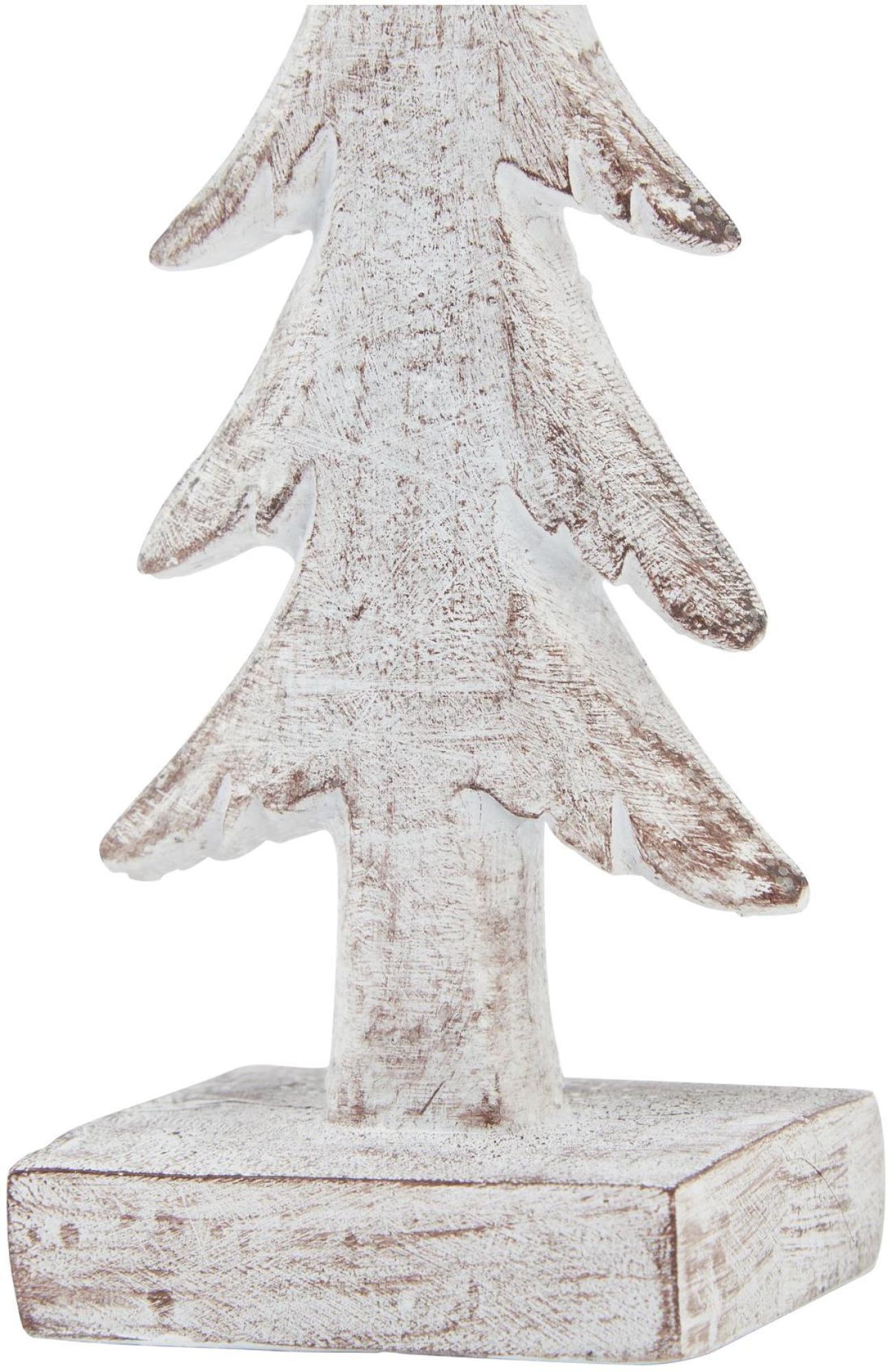 Resin Small Snowy Forest Tree Sculpture