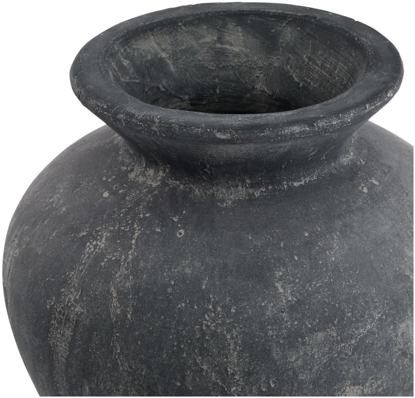 Amalfi Grey Ceramic Vase