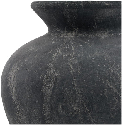 Amalfi Grey Ceramic Vase