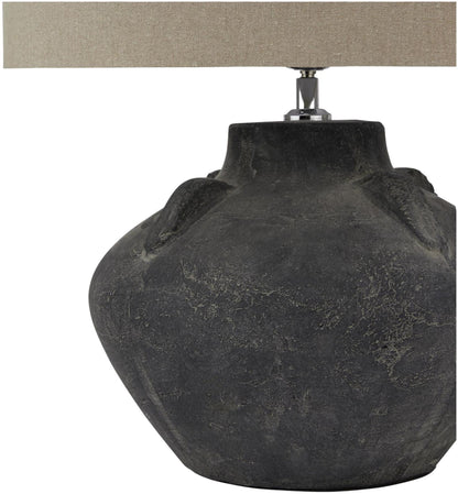 Amalfi Grey Ceramic Lekanis Lamp