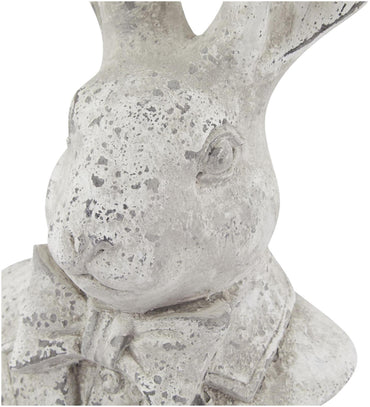 Stone Effect Tuxedo Hare Ornament