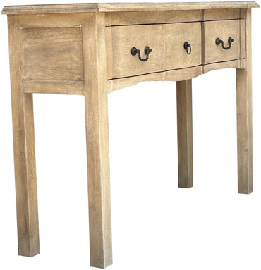 Copgrove Wooden 3 Drawer Console Table