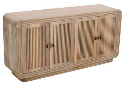 Hudson Carved Mango Wood 163cm Large Sideboard - 4 Doors