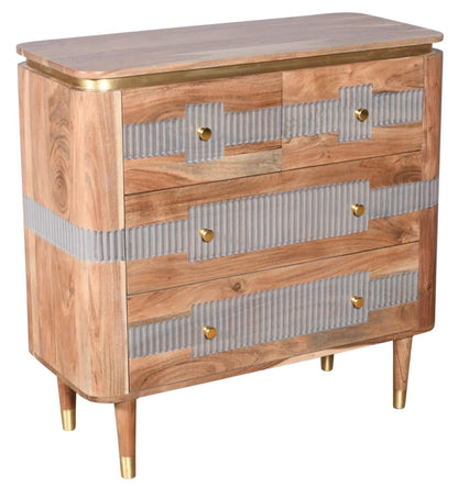 Wilton Acacia Wood 4 Drawer Chest