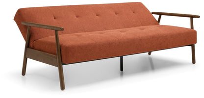 Berkeley Burnt Orange Fabric Sofabed