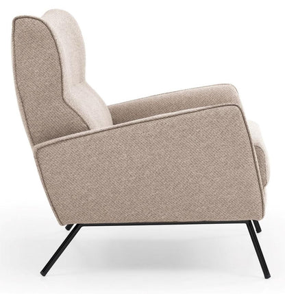 Chloe Cream Fabric Accent Armchair