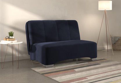 Orla Blue Sunningdale Midnight 2 Seater Fabric Pull Out Sofa Bed