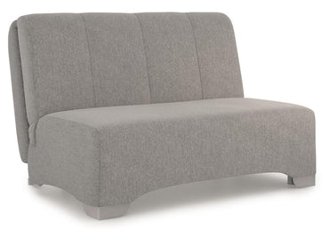 Orla Grey Carina Ash 2 Seater Fabric Pull Out Sofa Bed