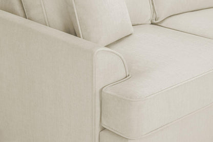 Beige Fabric Universal Corner Sofa for Ultimate Comfort