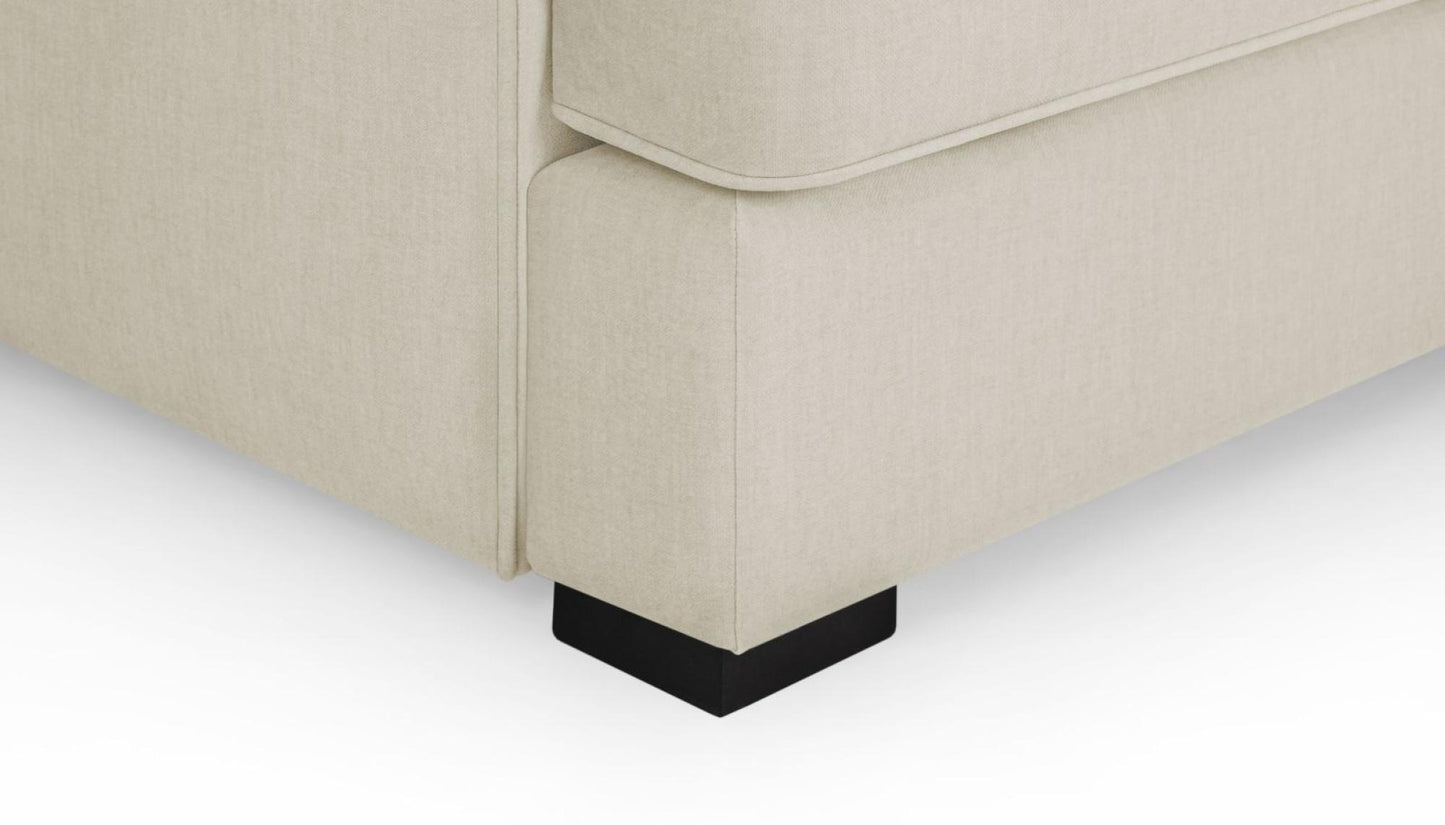 Beige Fabric Universal Corner Sofa for Ultimate Comfort