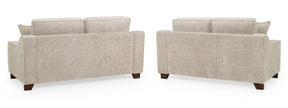 Nebraska Beige Fabric 3+2 Seater Sofa