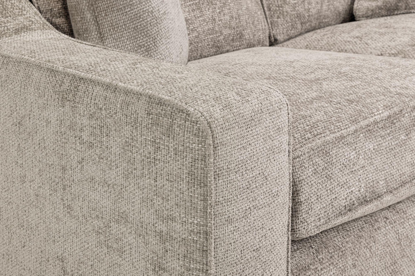 Nebraska Beige Fabric 3+2 Seater Sofa