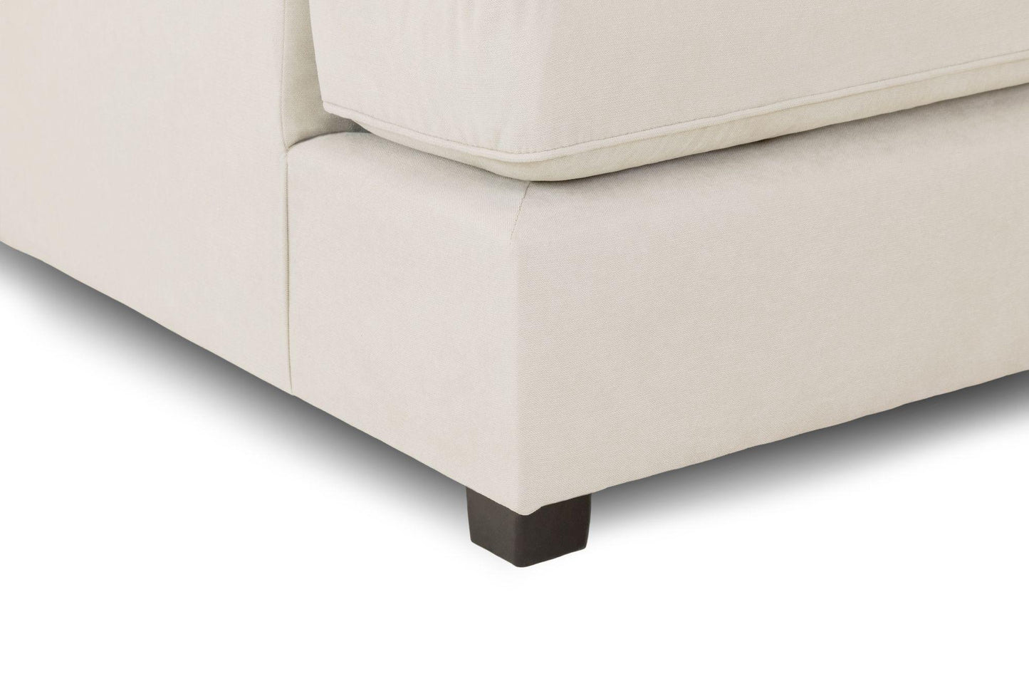 Carnaby Classic Beige Fabric U Shape Corner Sofa