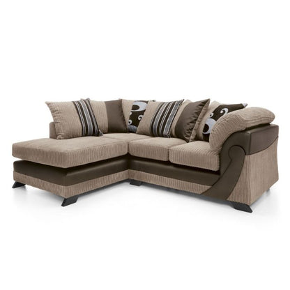 Illuminate Corner Sofa - Brown-Left Facing