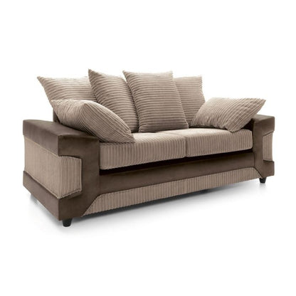 Dyno 3 Seater Sofa - Brown Fabric