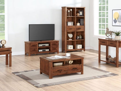 Andorra Dark Acacia Straight TV Unit