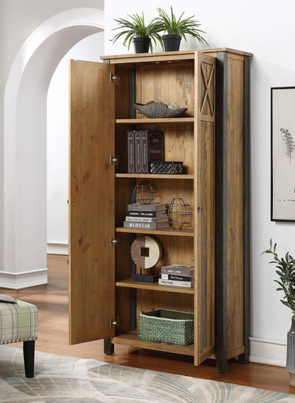 Urban Elegance Reclaimed Wood Storage Cabinet