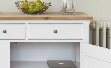 Signature Grey Painted 2 Door 3 Drawer Sideboard