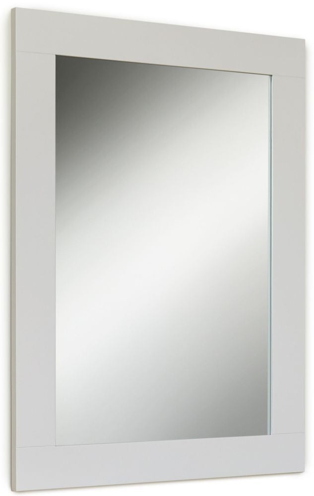 Signature Grey Painted Rectangular Mirror - 81cm-111cm