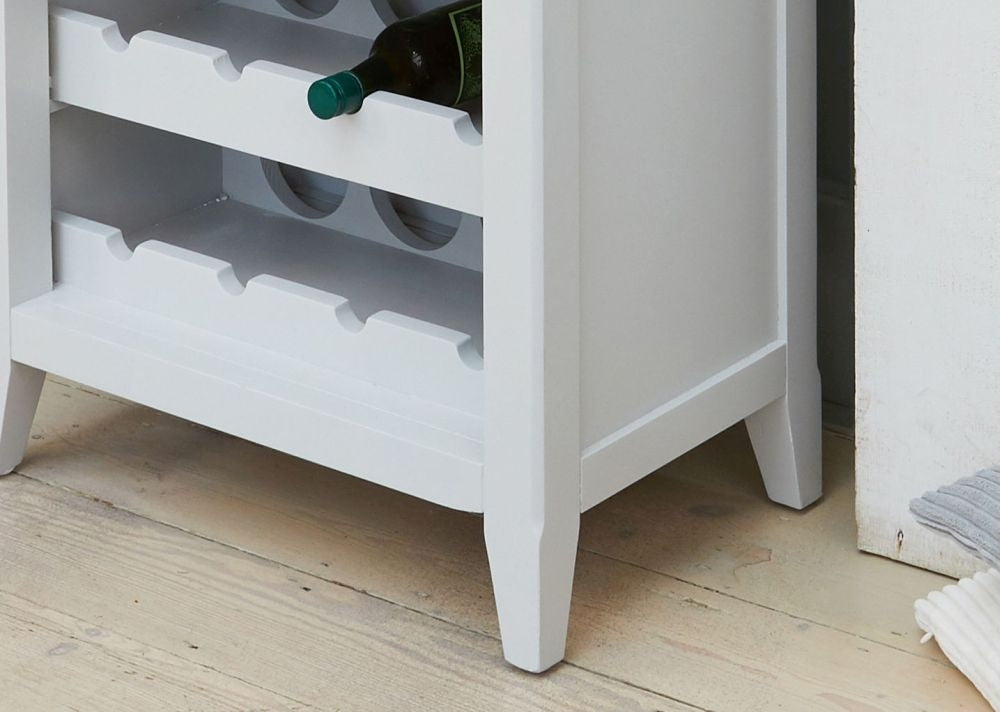 Signature Grey Painted Wine Rack