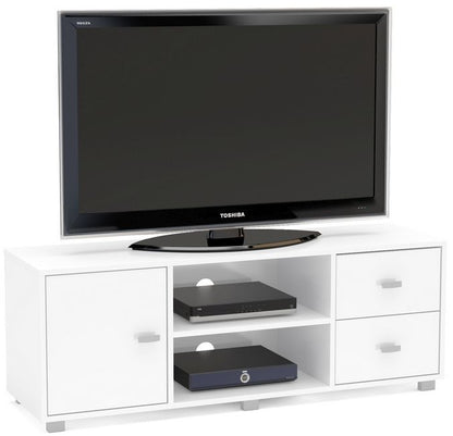 Covent 120cm White 1 Door TV Unit