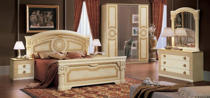 Camel Aida Ivory Italian Bed