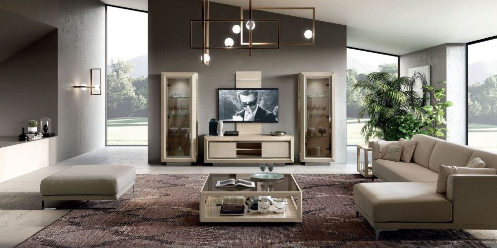 Camel Elite Day Sand Birch Italian TV Unit