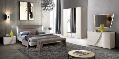 Camel Luna Night White Ash Italian Mirror - 109cm x 70cm