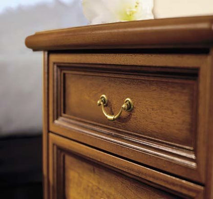 Camel Nostalgia Night Walnut Italian Bedside Cabinet