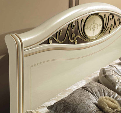 Camel Siena Night Ivory Italian Ferro Ring Bed