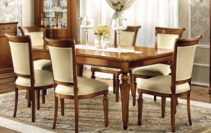 Camel Torriani Day Walnut Italian 6 Seater Extending Dining Table