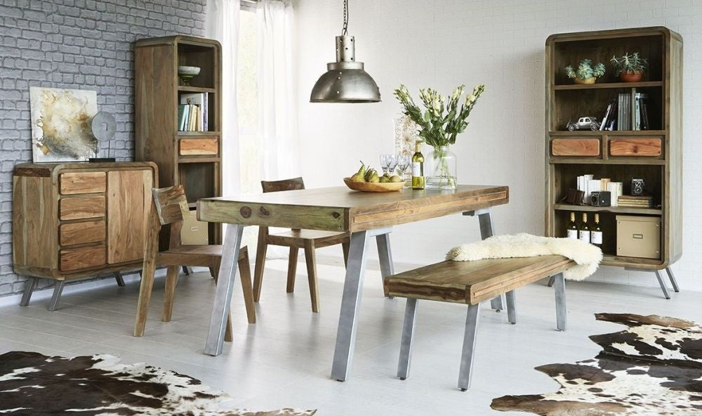 Aspen Brown Dining Bench