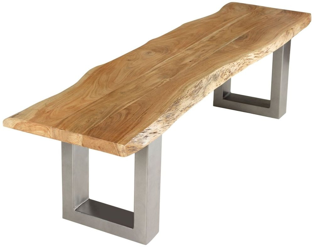 Baltic Live Edge Matt Lacquer Dining Bench