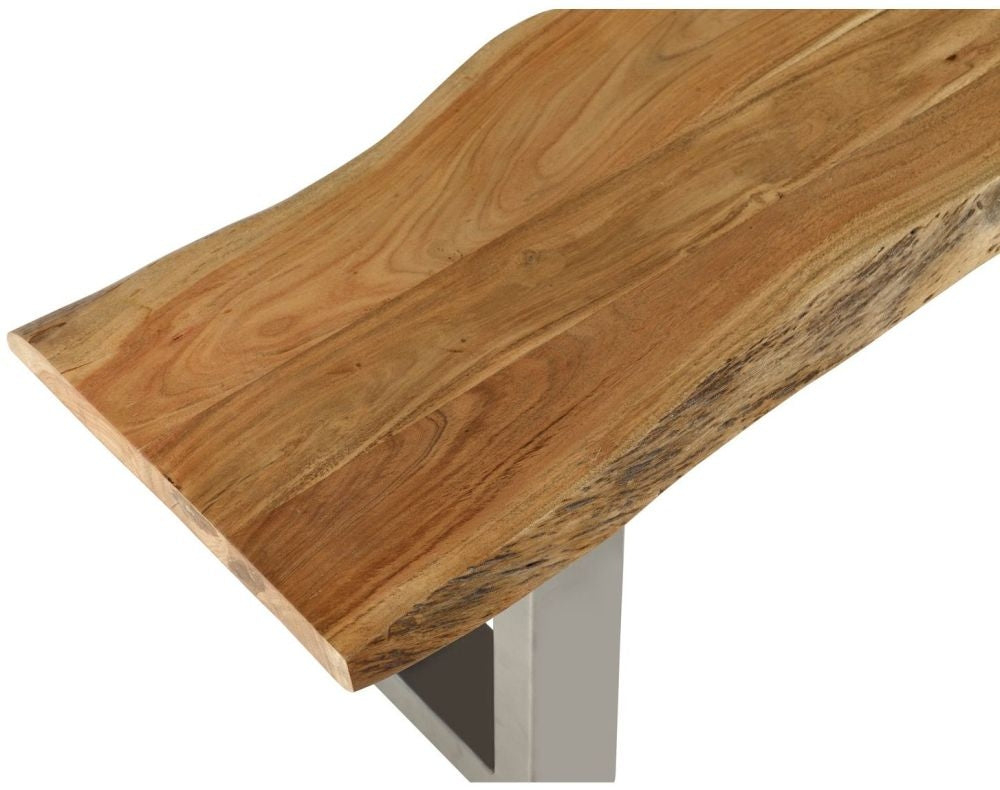 Baltic Live Edge Matt Lacquer Dining Bench