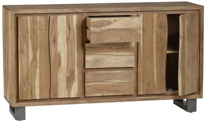 Baltic Live Edge Matt Lacquer 4 door 3 Drawer Large Sideboard