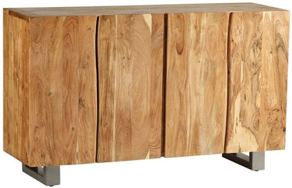 Baltic Live Edge Matt Lacquer 4 Door Sideboard