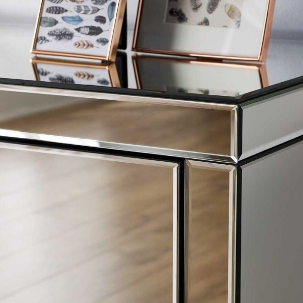 Seville Mirrored 4 Drawer Chest