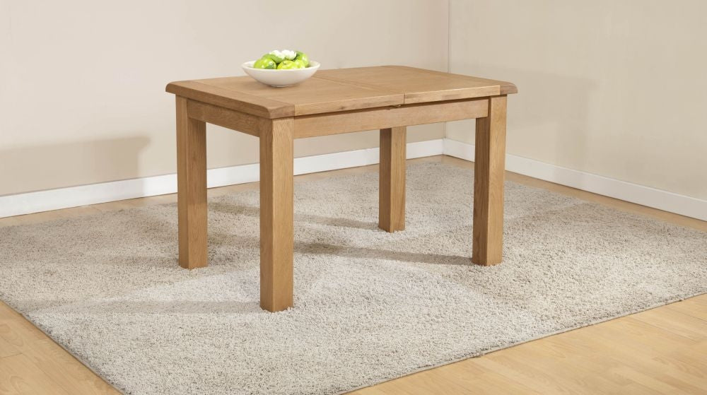 Dorset Oak 4 Seater Extending Dining Table